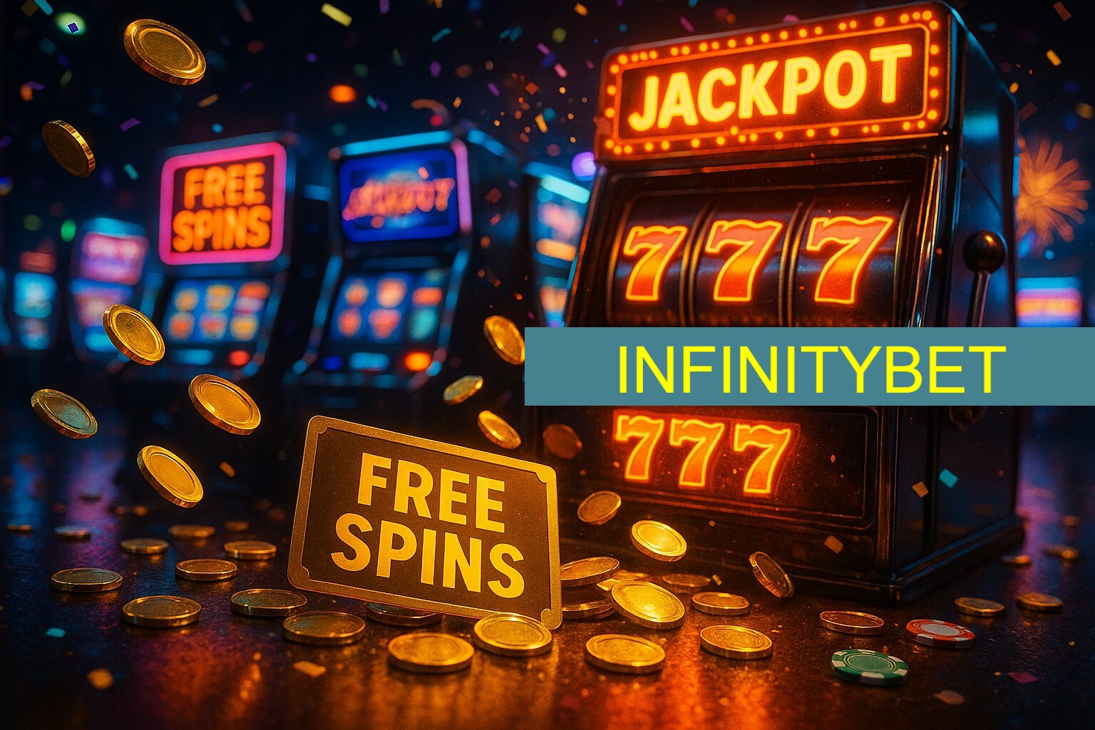 Diversos jogos de caça-níqueis